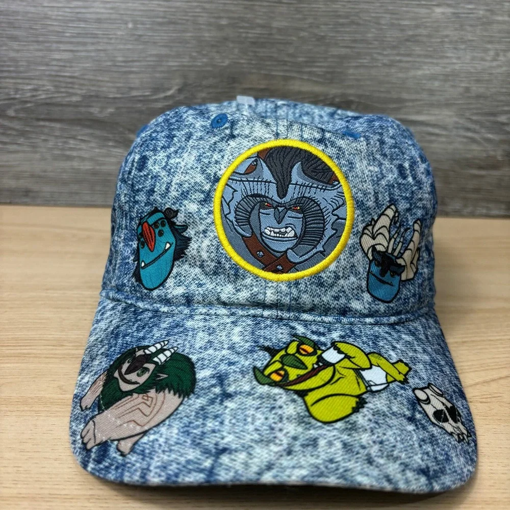 Trollhunters Hat Cap Strap Back Youth Blue Dreamworks Lightweght Adjustable Boys